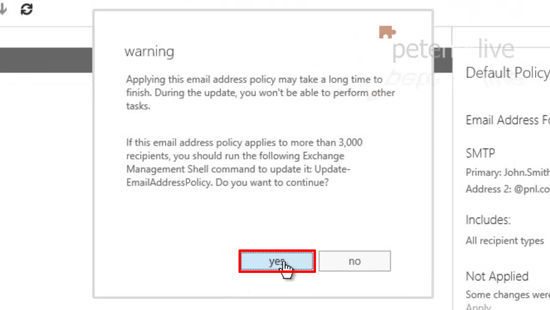 2013 Email Address Policy