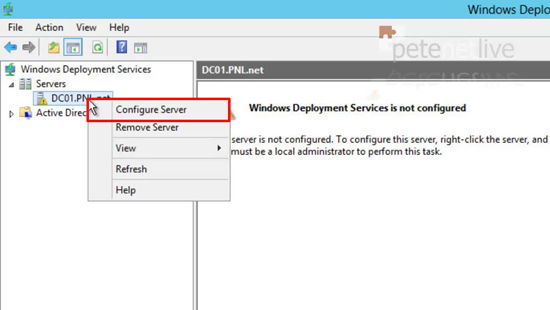 Configure WDS 2012