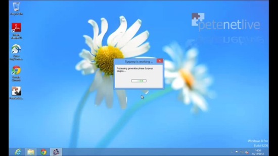 Run sysprep in Windows 8