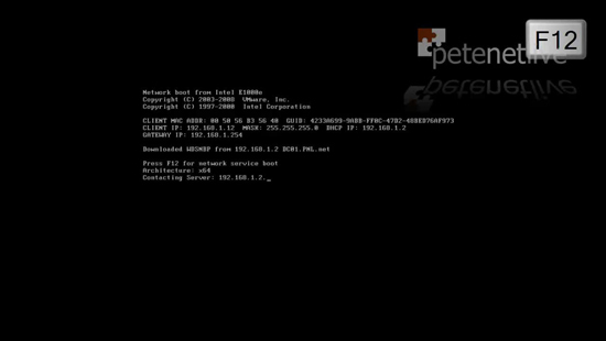 F12 Network Boot WDS