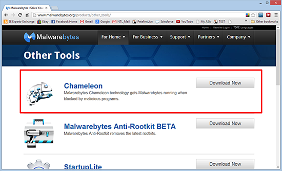 malwarebytes chameleon download