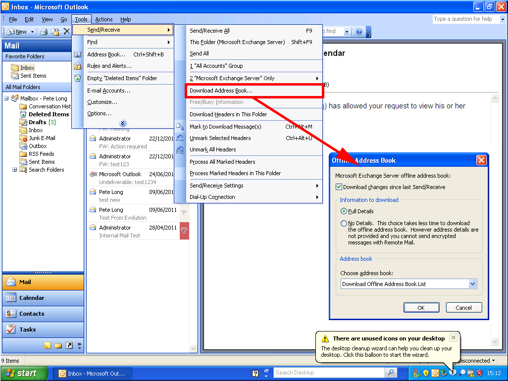 скачать outlook 2003