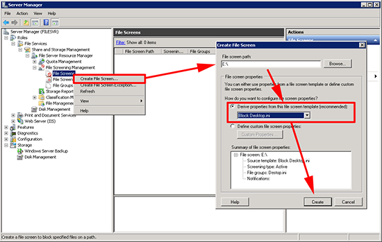 Create File Screen
