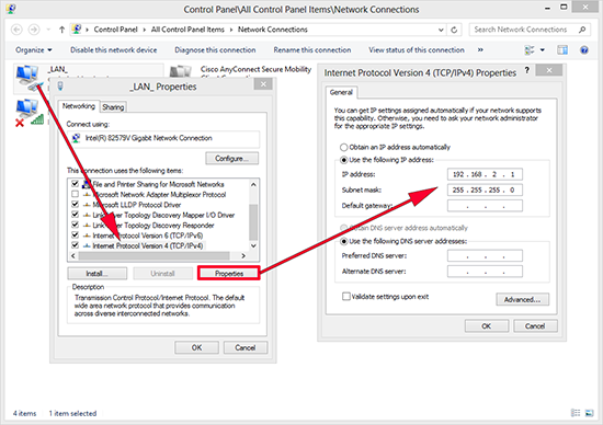 Windows Change IP Address