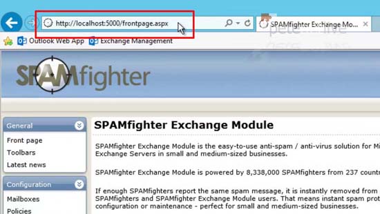 Spamfighter port number