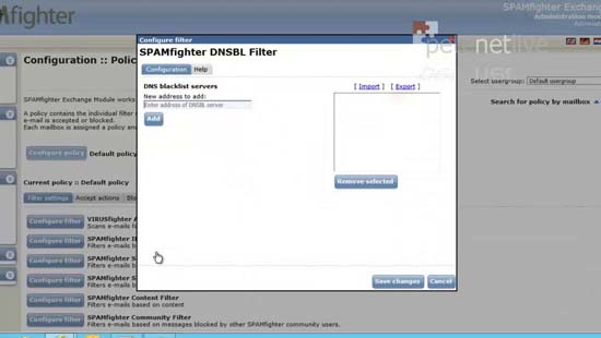 Exchange 2013 DNSBL filter