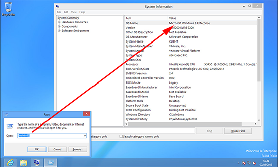 Find Windows 8 Version