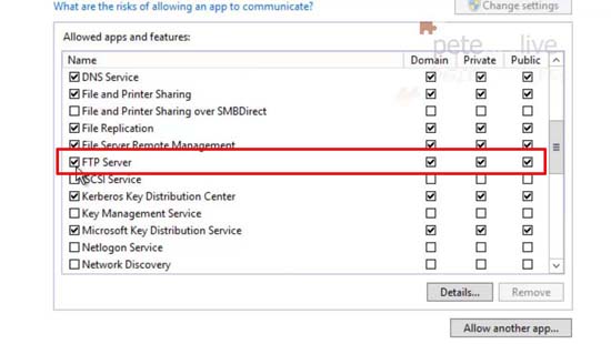 Firewall Settings for FTP