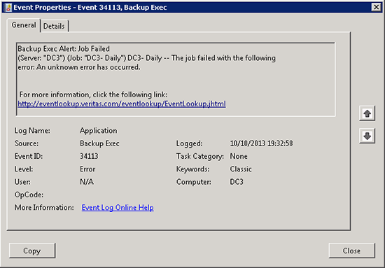 Event ID 34113