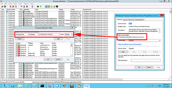 Process Monitor Filter Capture