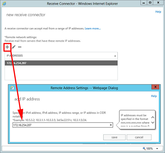 Allow Relaying for one Host