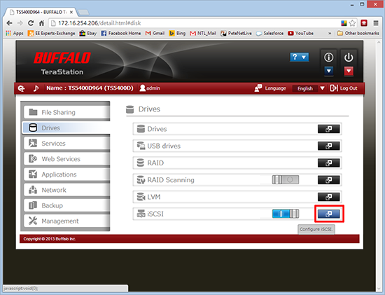 VMware Terastation iSCSI