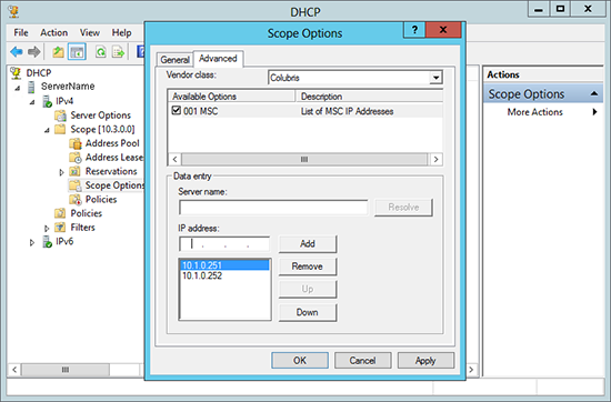 Wireless Controller via DHCP