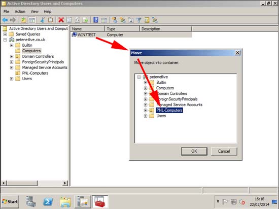 Move Computer to OU
