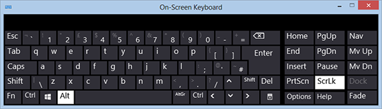 On Screen Keyboard