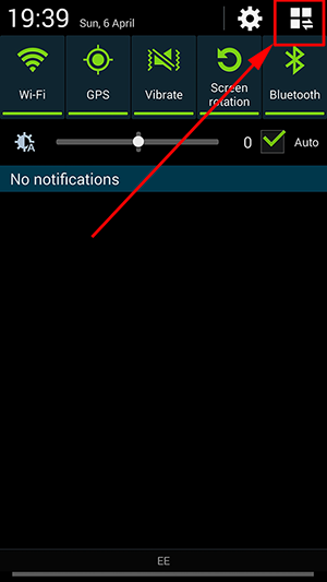 Android Notification Screen