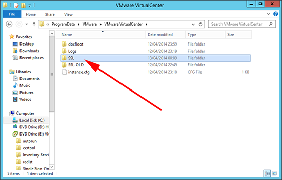 VMware Inventory Service
