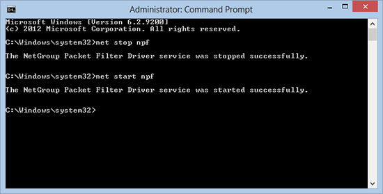 NetGroup Packet Filter Driver