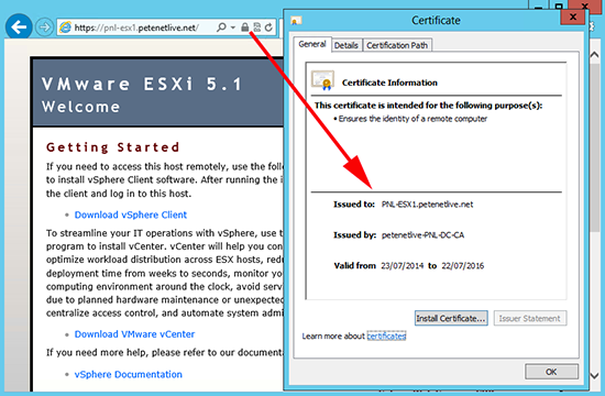 Replace ESXi Certificates