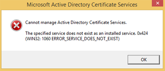 1060 ERROR_SERVICE_DOES_NOT_EXIST