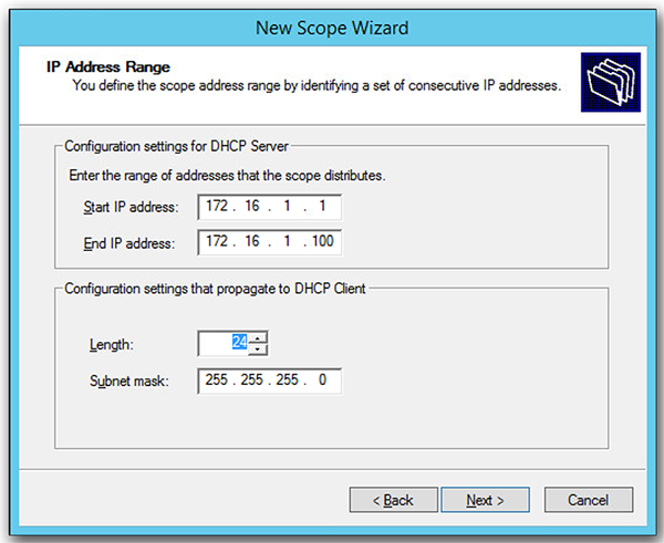 dhcp scope AnyConnect