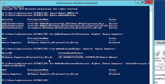 Microsoft LAPS Deployment - Delegate Permissions