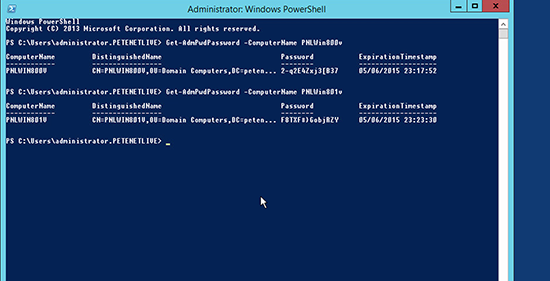 Microsoft LAPS Deployment - Recover Password