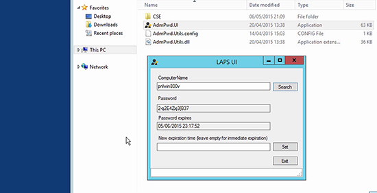 Microsoft LAPS Deployment - GUI Client