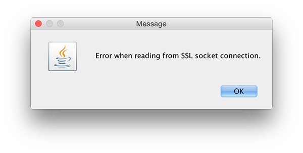DRAC SSL Socket Error