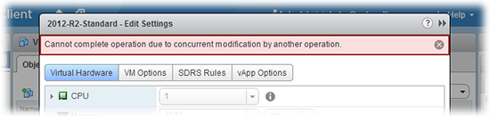 cannot complete concurrent