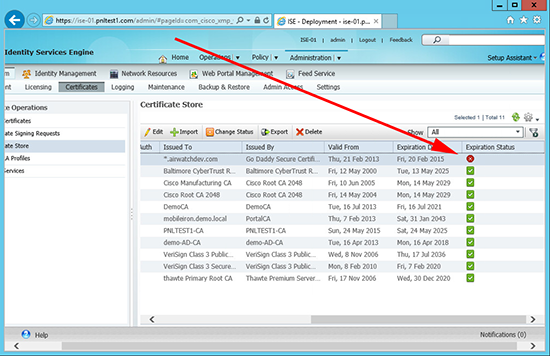 Cisco ISE Expired Certificate stops upgrade