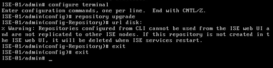  Cisco ISE Upgrade Repositorry