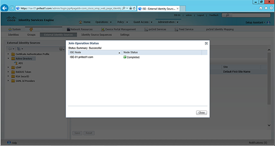 Cisco ISE 802.1x Domain Integration