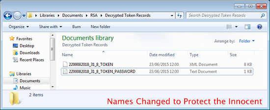 RSA Token Files