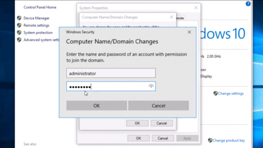 Authenticate to Domain