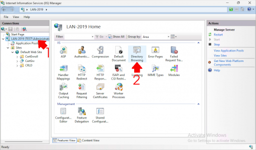 Setup a CRL - IIS Directory Browsing