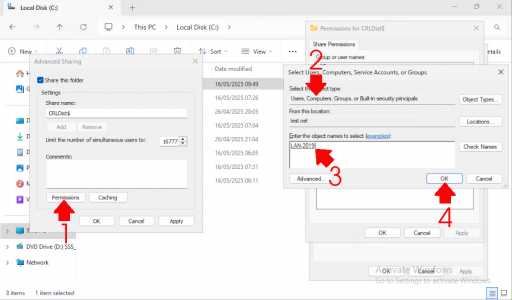 Setup a CRL - IIS Folder