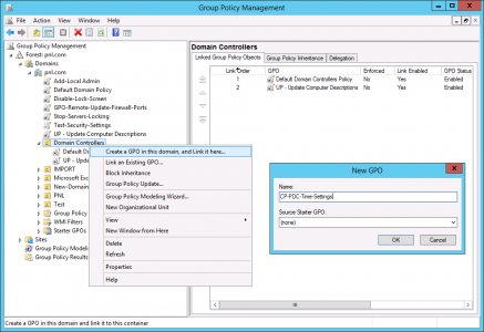 Setting Domain Time With Group Policy