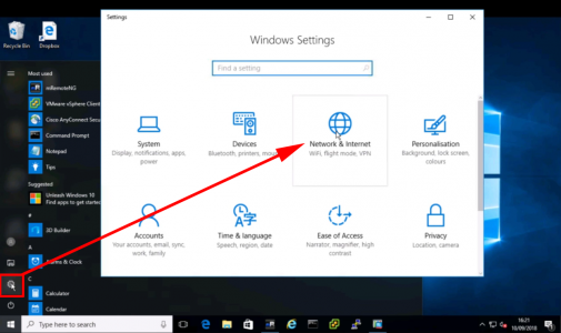 Windows 10 Network Settings