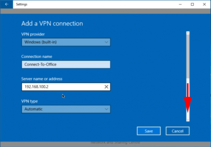 Windows 10 IPSEC VPN Settings