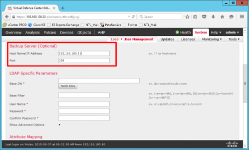 Foresight Backup Server