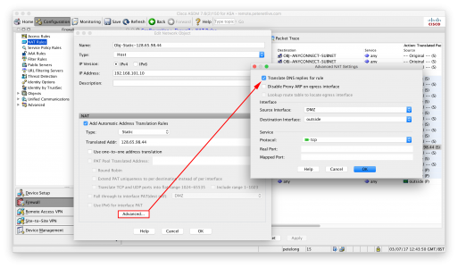  Corrección de DNS En ASDM