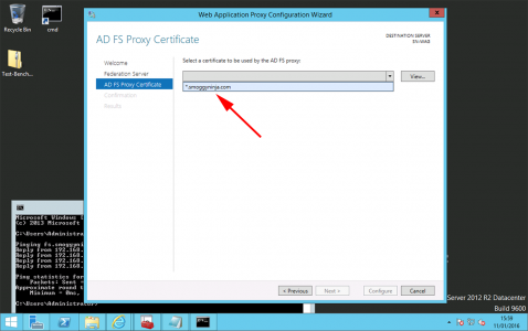 web application proxy certificate