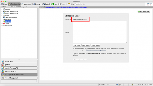 Firepower Serial Licence Key