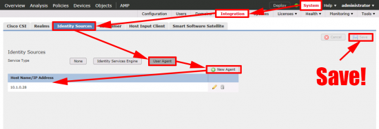 FMC User agent register