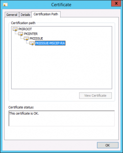 NDES Certificate Chain