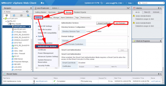 ESXi Join Domain