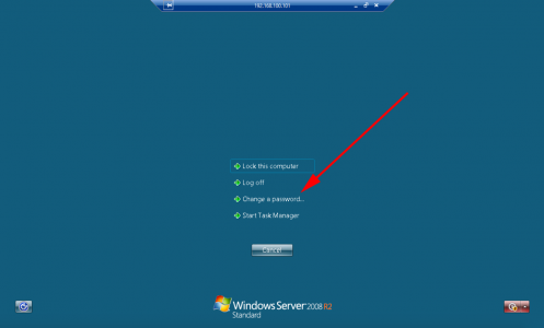 003 reset password in rdp Server 2008