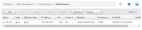 SSL Virtual Server Down