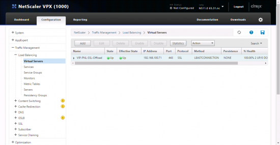 NetScaler SSL Offload